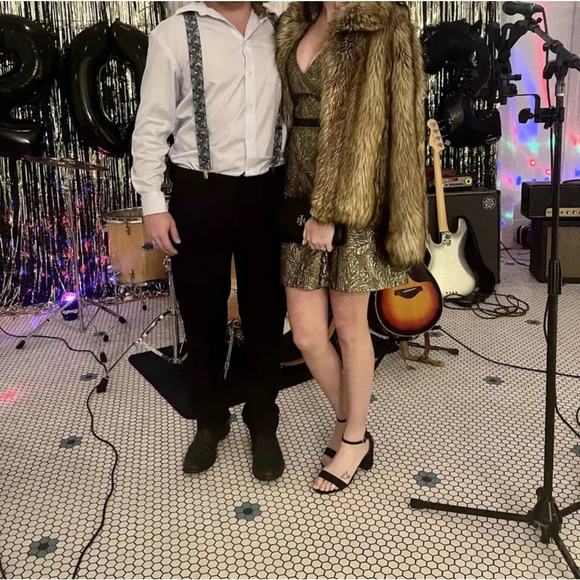 Zadig & Voltaire Furys Faux-Fur Jacket Long Sleeves in Marron Size 36 / US S NWT - Picture 6 of 13